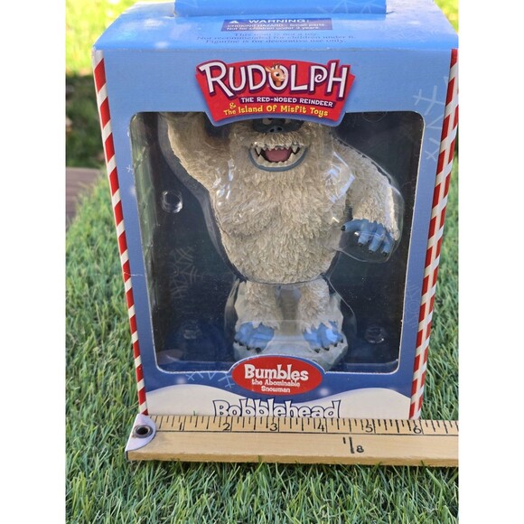 Rudolph The Red Nosed Reindeer Bobblehead Bumbles The Abominable Snowman NIB - Picture 4 of 13